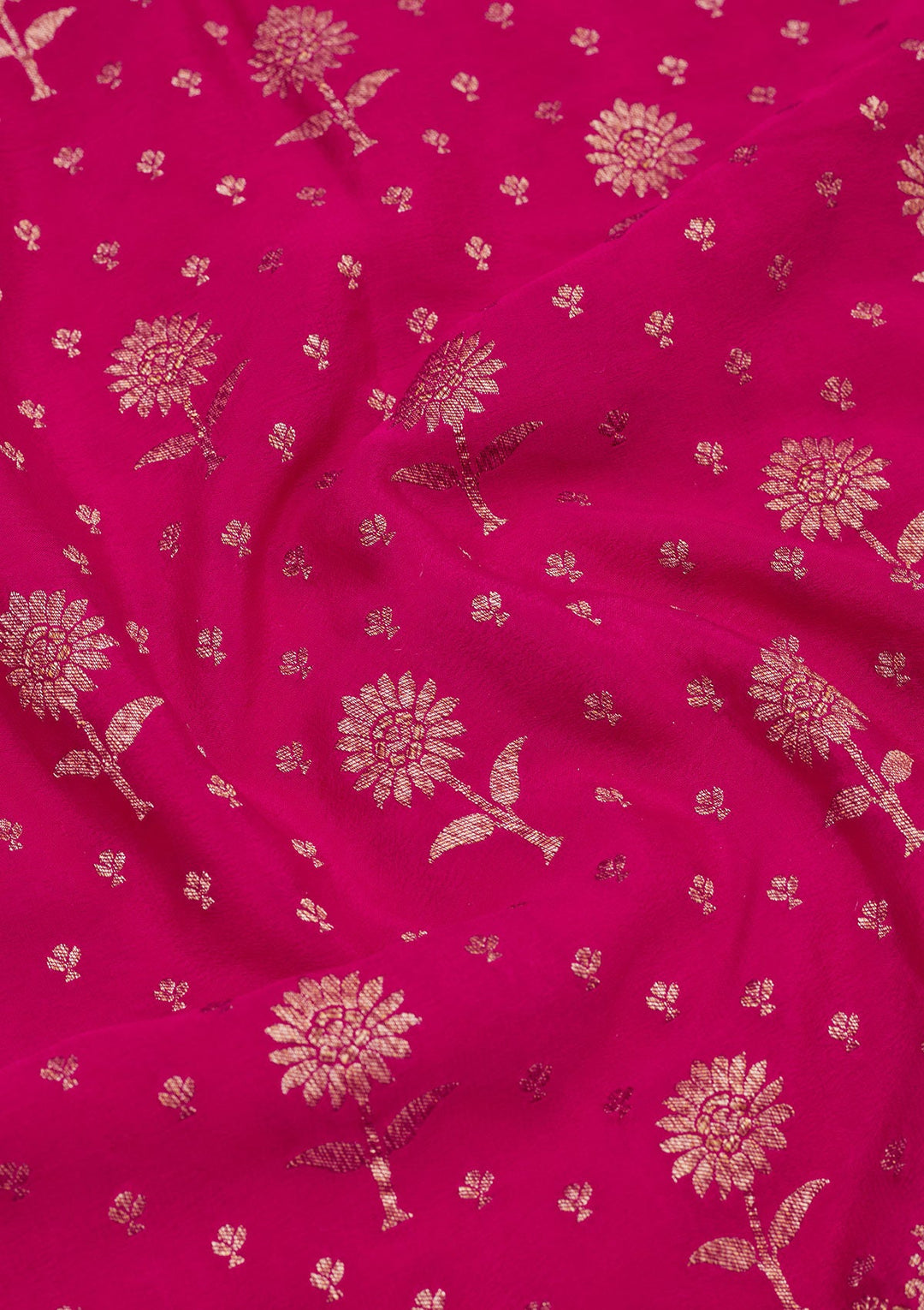 Pink Zariwork Pure Silk Saree-Koskii