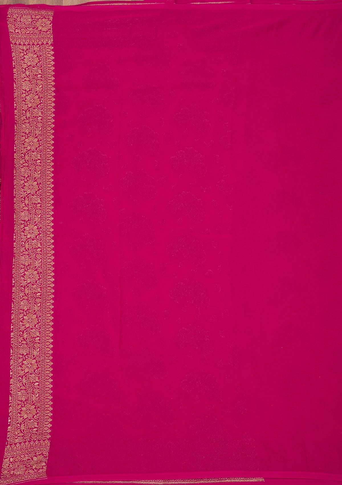 Pink Zariwork Pure Silk Saree-Koskii