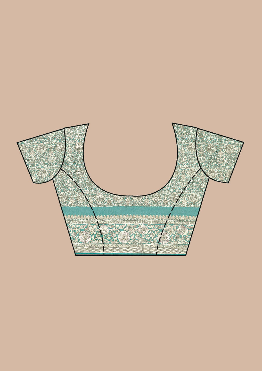 Pink Zariwork Silk Saree-Koskii