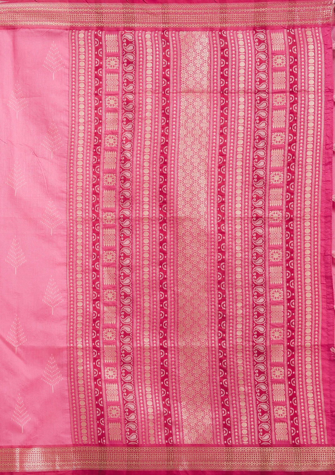 Pink Zariwork Tissue Saree-Koskii