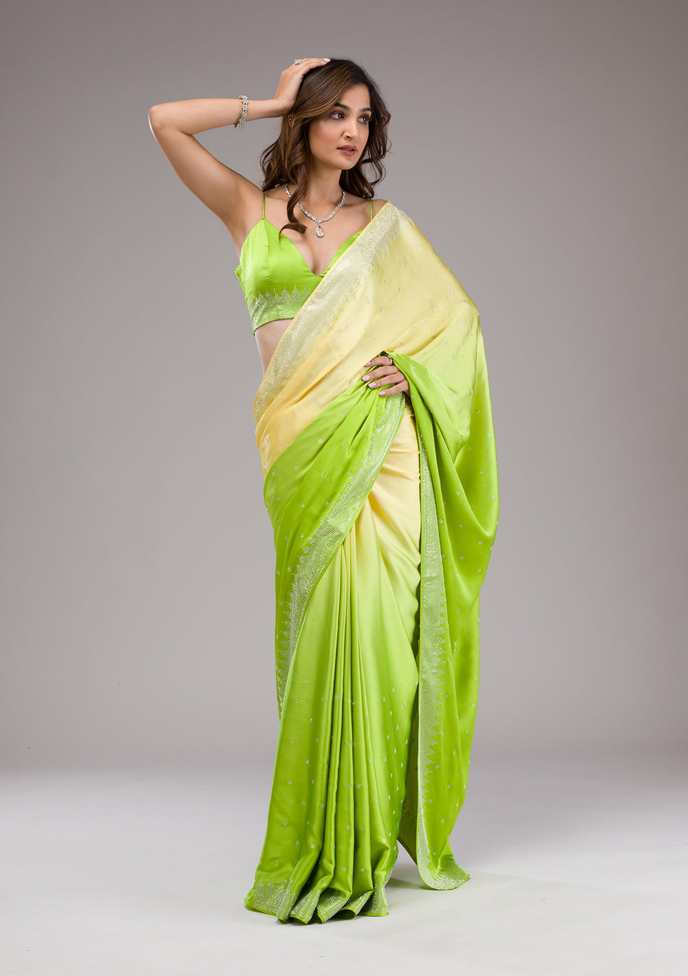 Turquoise Blue Zari Work Banarasi Designer Saree-Koskii