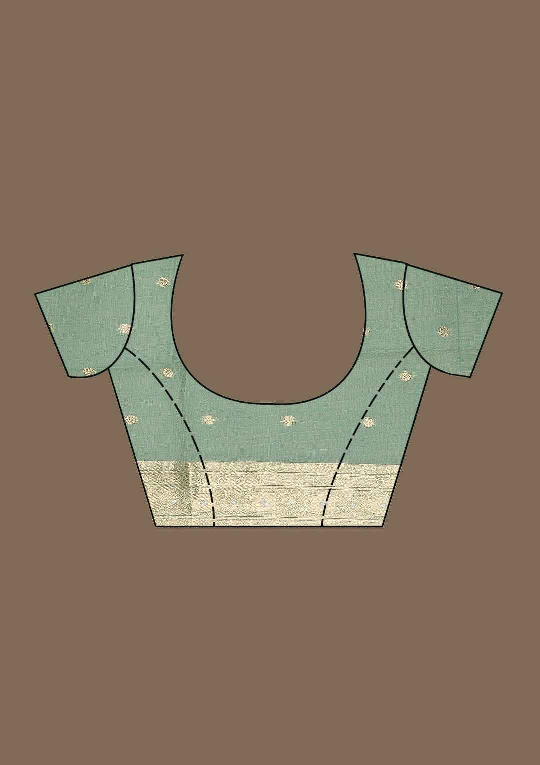 Pista Green Zariwork Art Silk Saree-Koskii