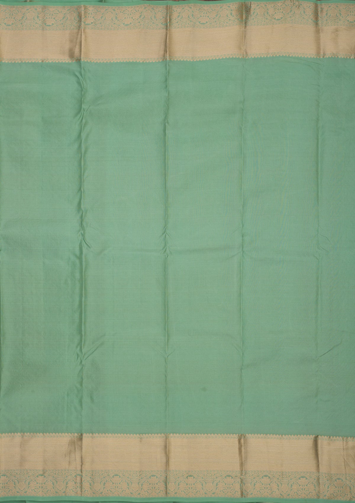 Pista Green Zariwork Pure Silk Saree-Koskii