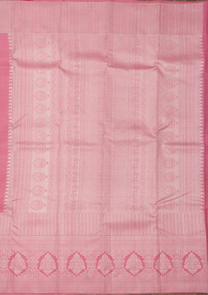 Pista Green Zariwork Pure Silk Saree-Koskii