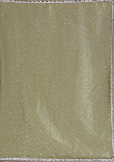 Pista Green Chikankari Georgette Designer Saree-Koskii