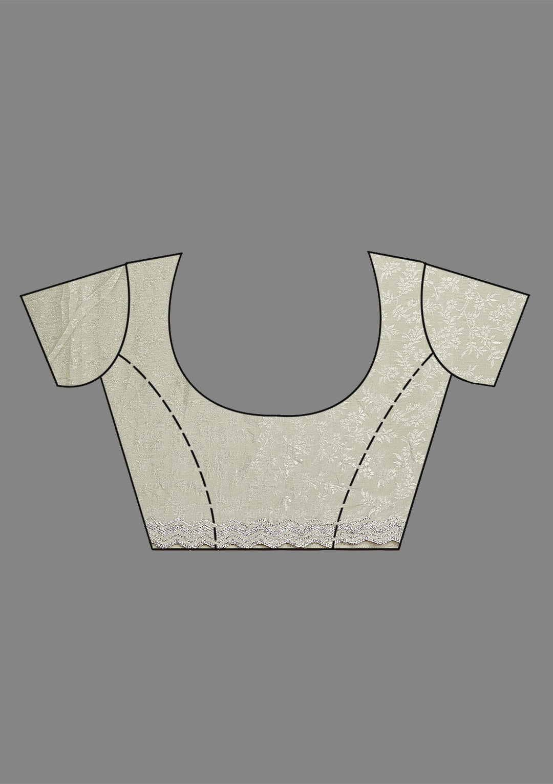 Pista Green Stonework Semi Crepe Saree-Koskii