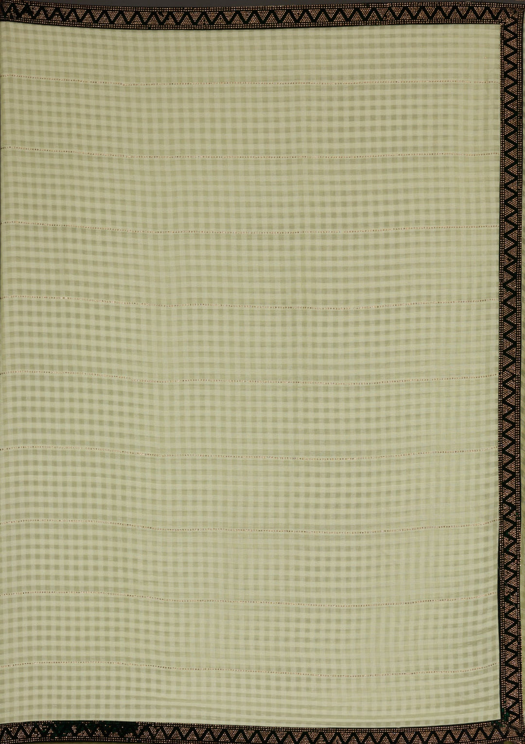 Pista Green Swarovski Georgette Saree-Koskii