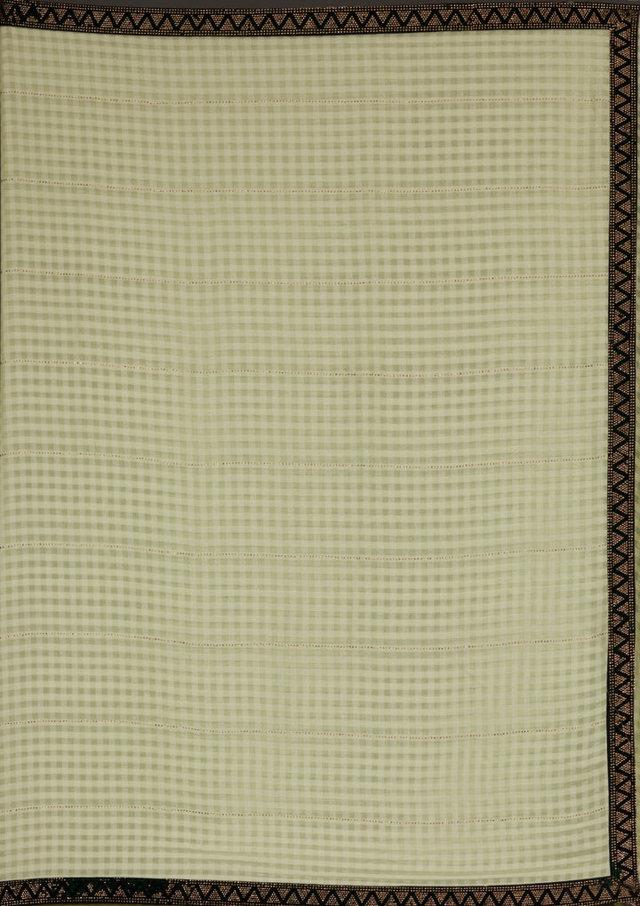 Pista Green Swarovski Georgette Saree-Koskii