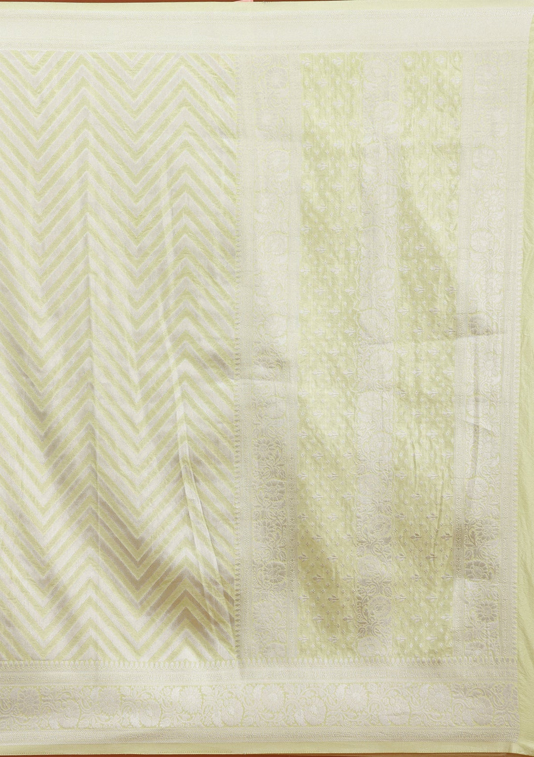 Pista Green Zariwork Art Silk Saree