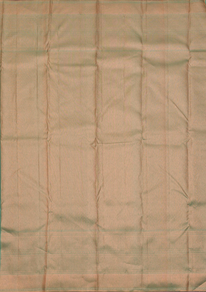 Pista Green Zariwork Pure Silk Saree-Koskii