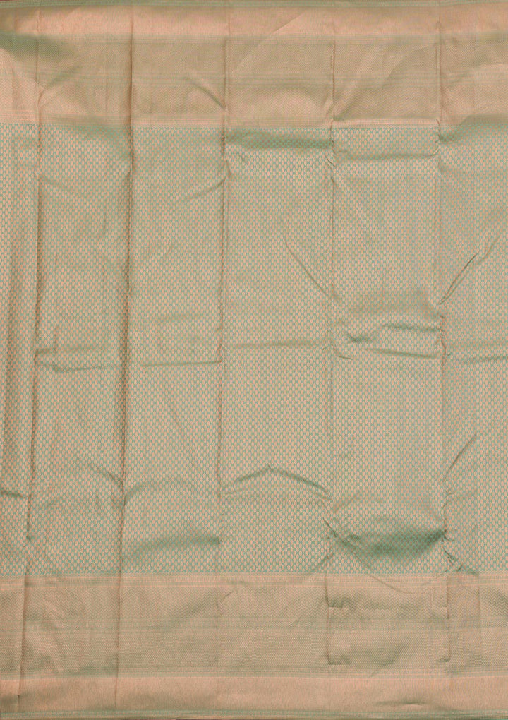 Pista Green Zariwork Pure Silk Saree-Koskii