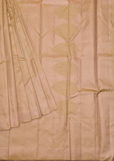 Pista Green Zariwork Pure Silk Saree-Koskii