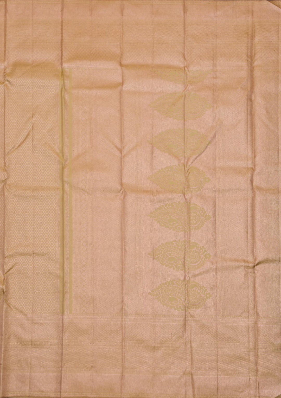 Pista Green Zariwork Pure Silk Saree-Koskii