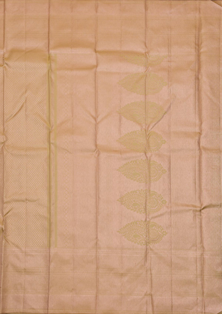 Pista Green Zariwork Pure Silk Saree-Koskii