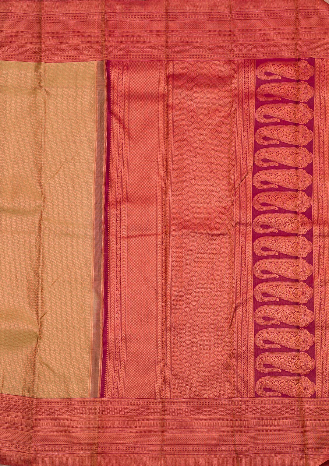 Pista Green Zariwork Pure Silk Saree-Koskii