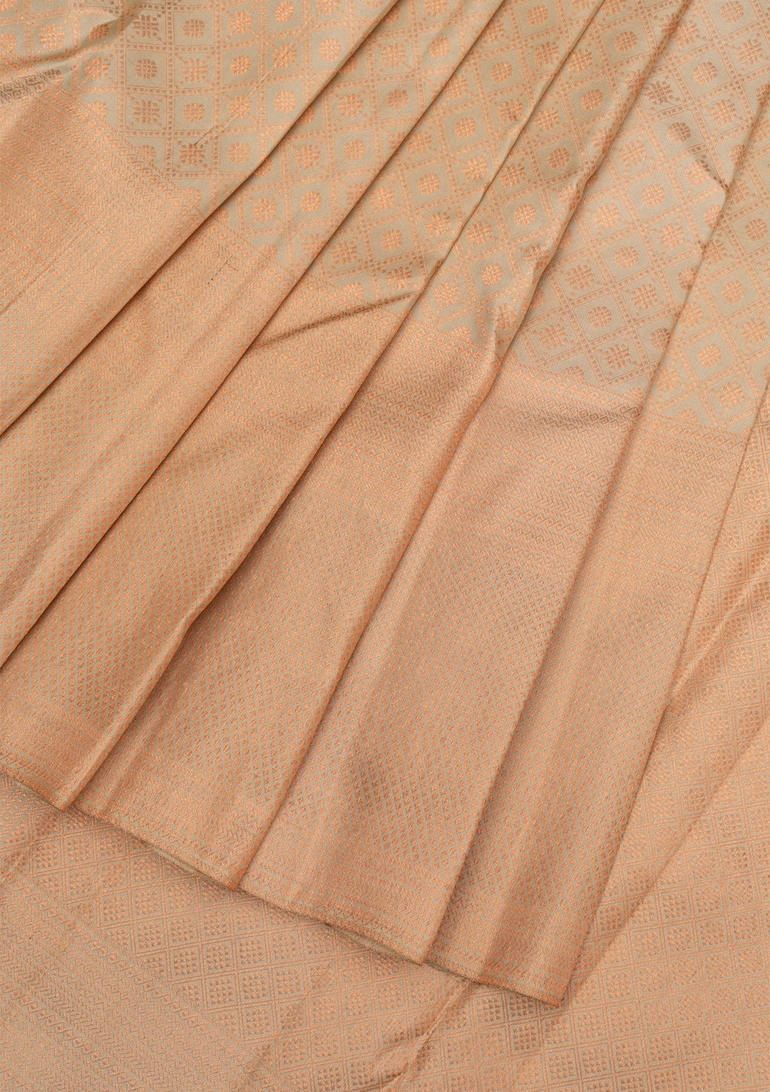 Pista Green Copper Zariwork Pure Silk Saree - Koskii