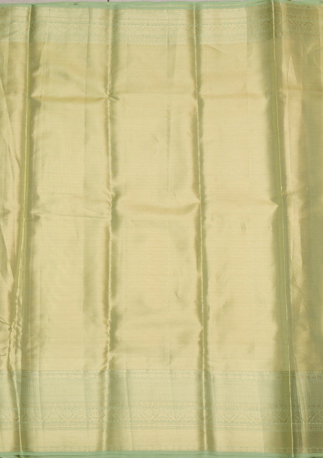Pista Green Zariwork Pure Silk Saree-Koskii