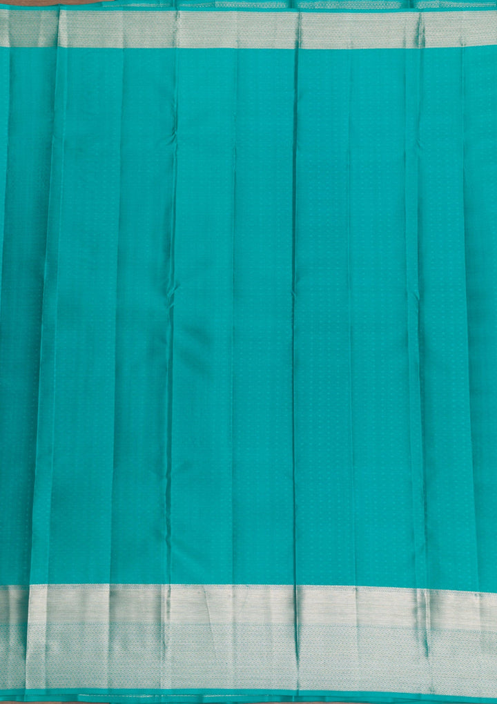 Pista Green Zariwork Pure Silk Saree-Koskii