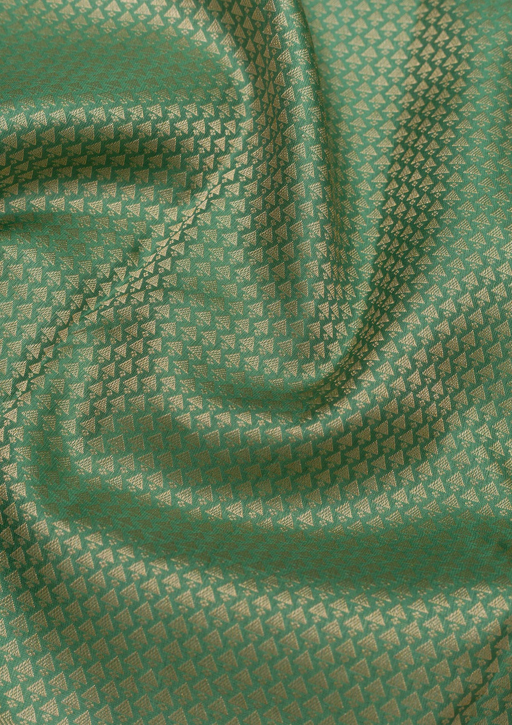 Pista Green Zariwork Pure Silk Saree-Koskii