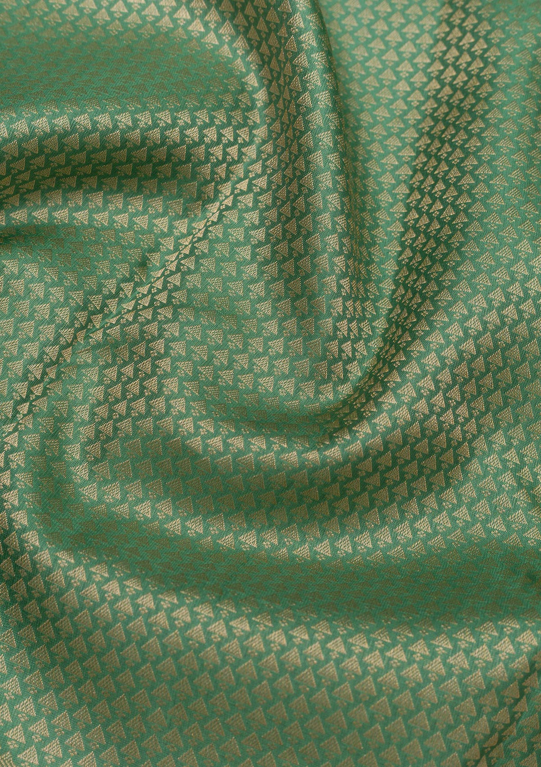 Pista Green Zariwork Pure Silk Saree-Koskii