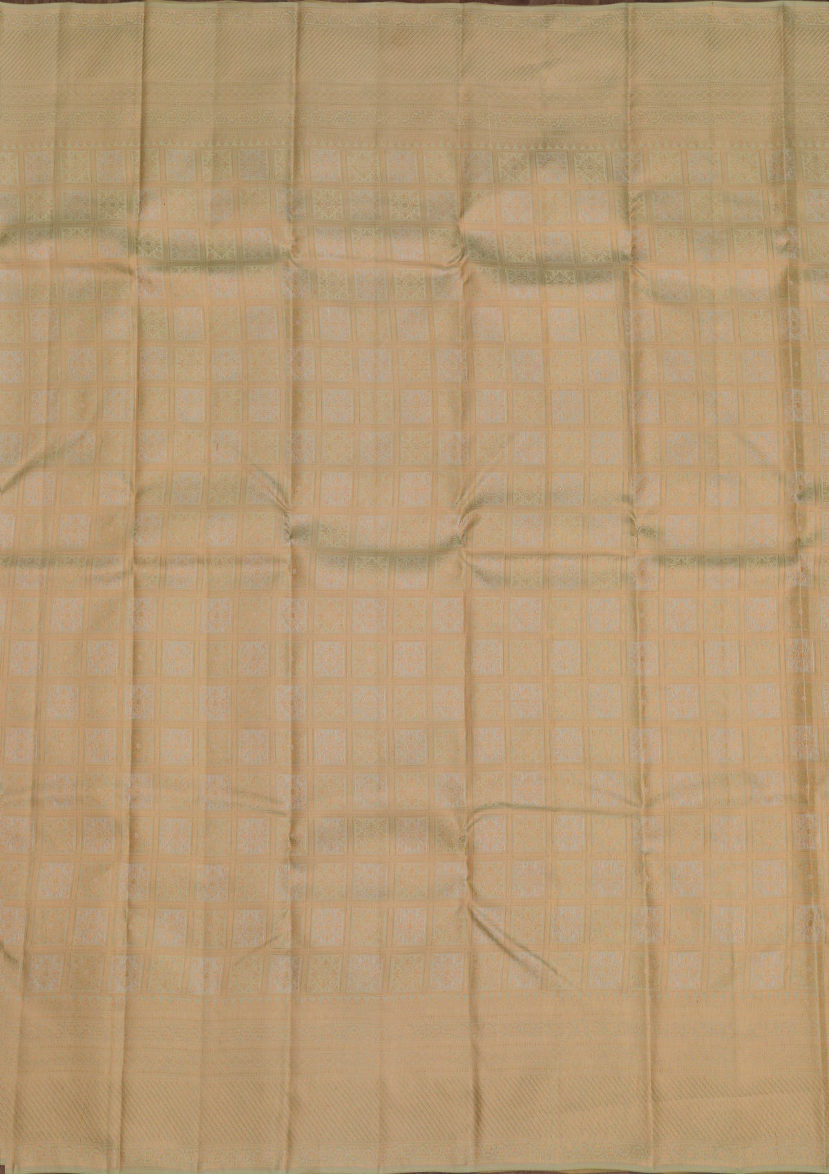 Pista Green Zariwork Pure Silk Saree-Koskii