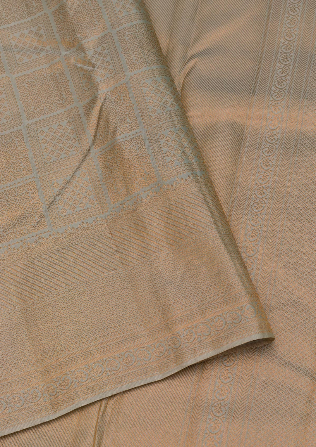 Pista Green Zariwork Pure Silk Saree-Koskii