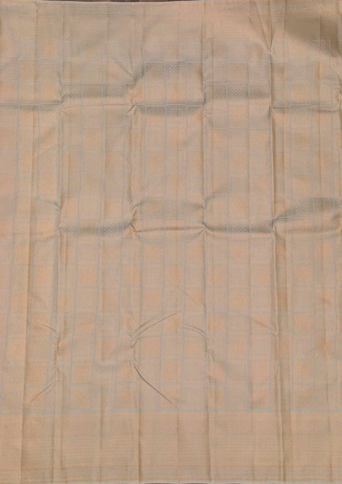 Little Grey Zariwork Pure Silk Saree-Koskii