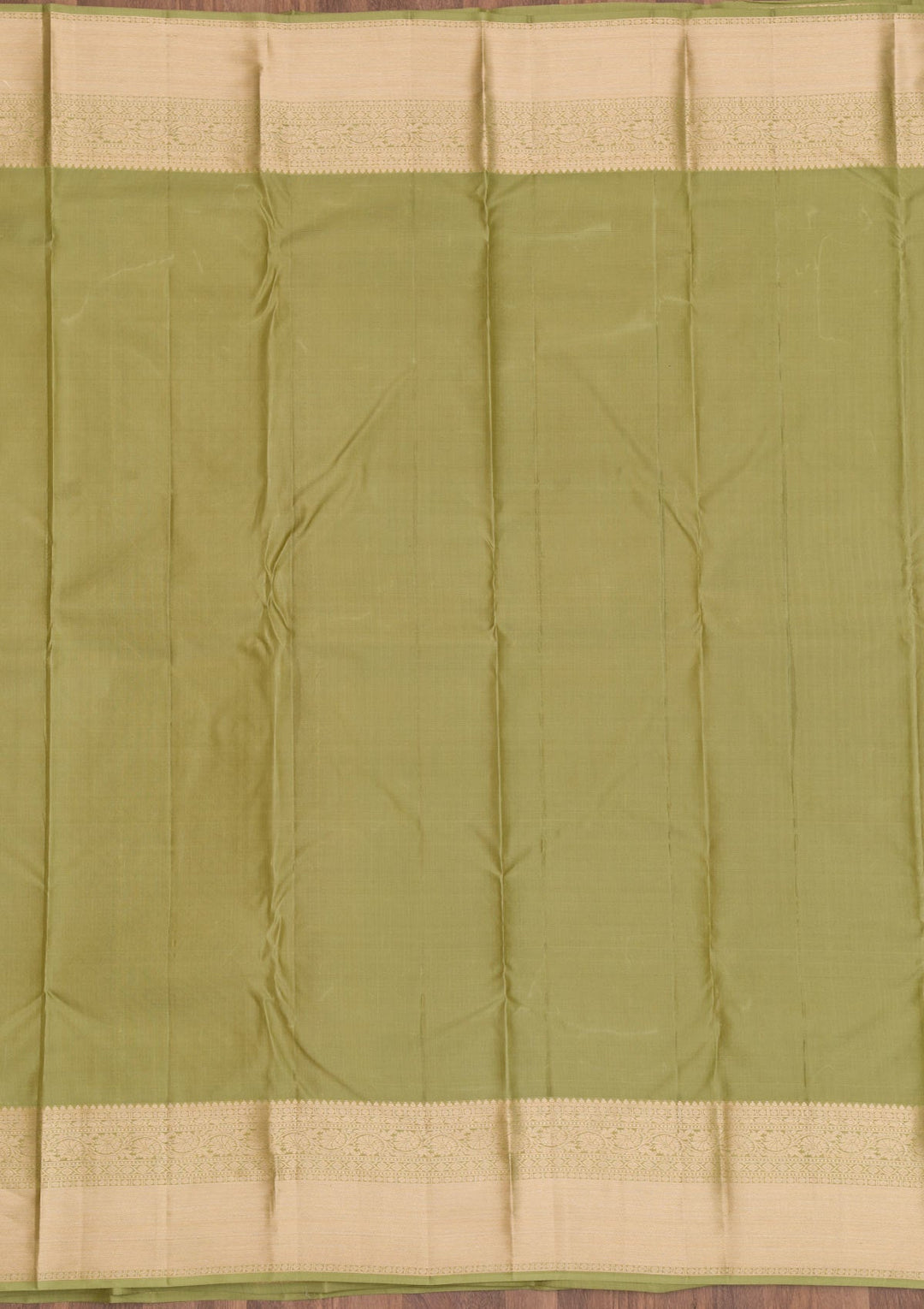 Pista Green Zariwork Pure Silk Saree-Koskii