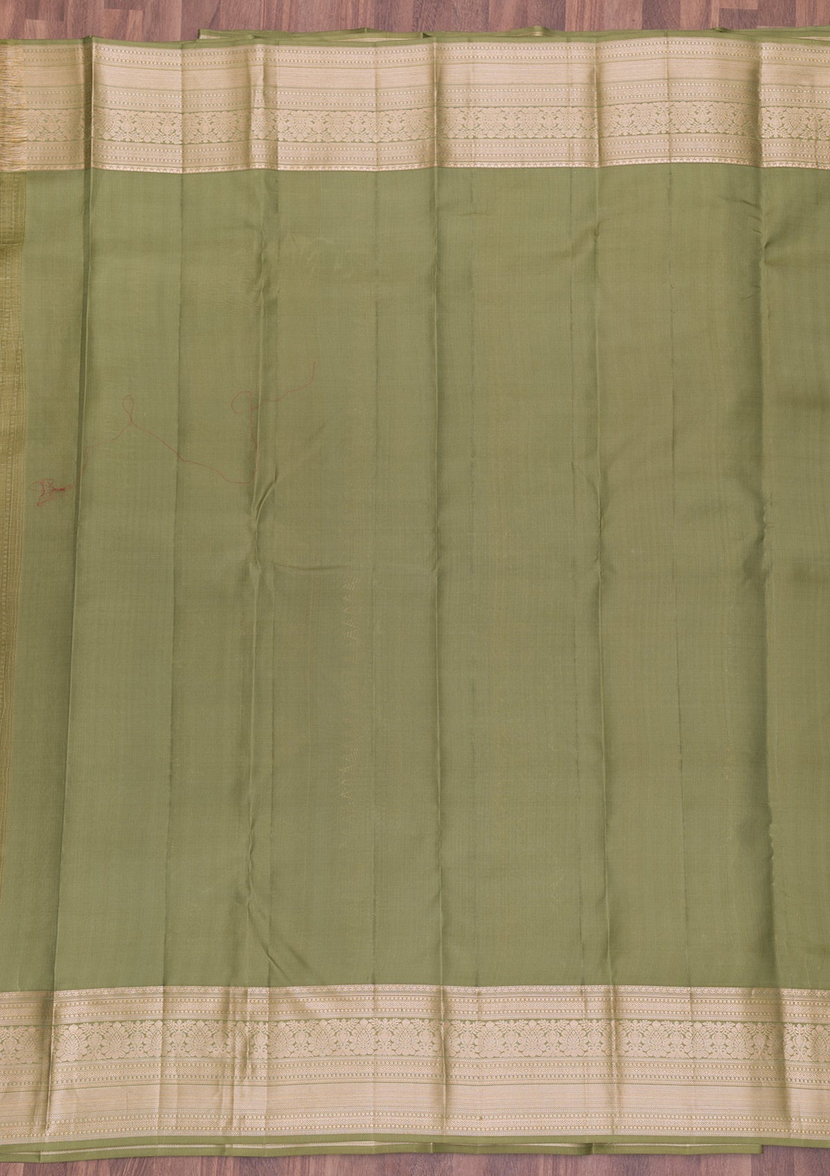 Pista Green Zariwork Pure Silk Saree-Koskii