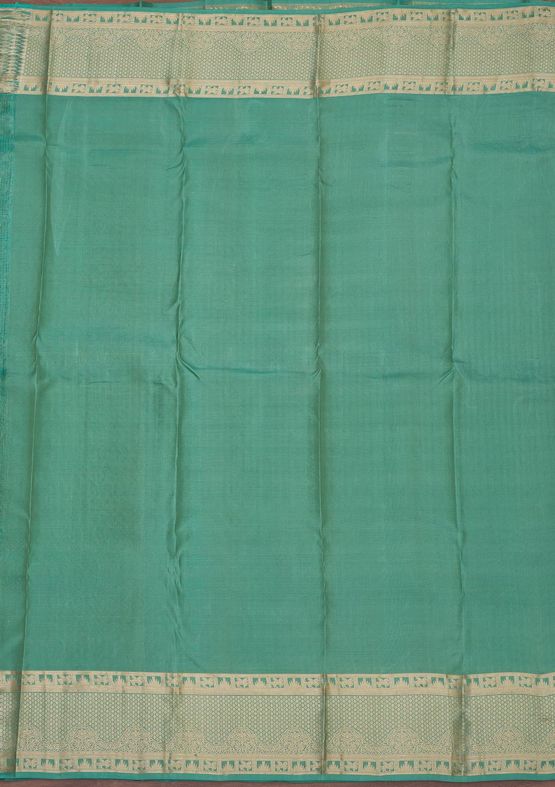 Pista Green Zariwork Pure Silk Saree-Koskii
