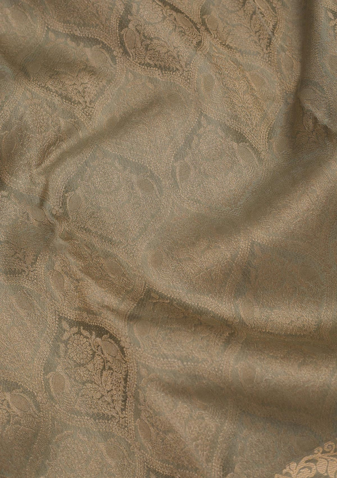 Pista Green Zariwork Pure Silk Saree