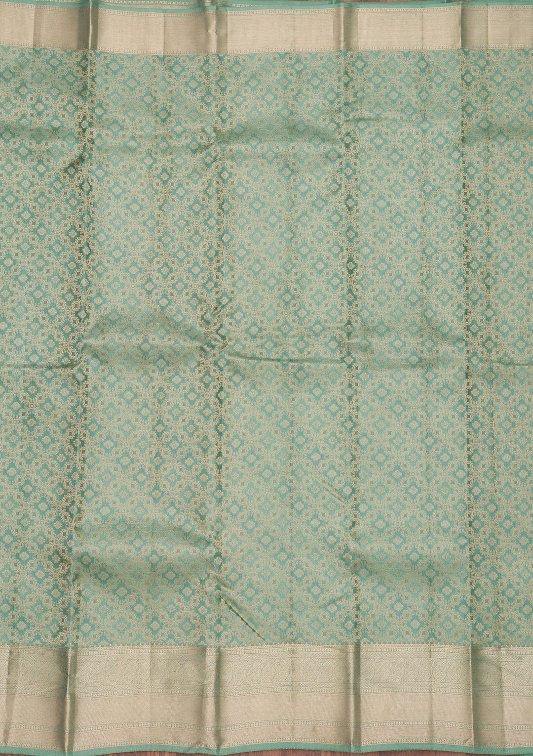 Pista Green Zariwork Pure Silk Saree-Koskii