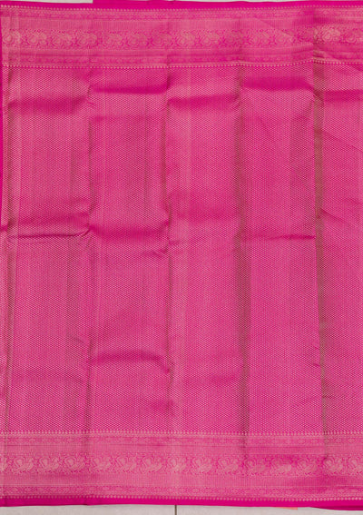 Pista Green Zariwork Pure Silk Saree-Koskii