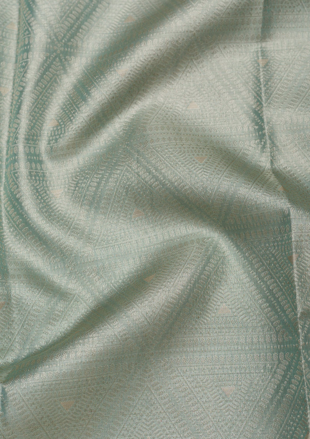 Pista Green Zariwork Pure Silk Saree-Koskii