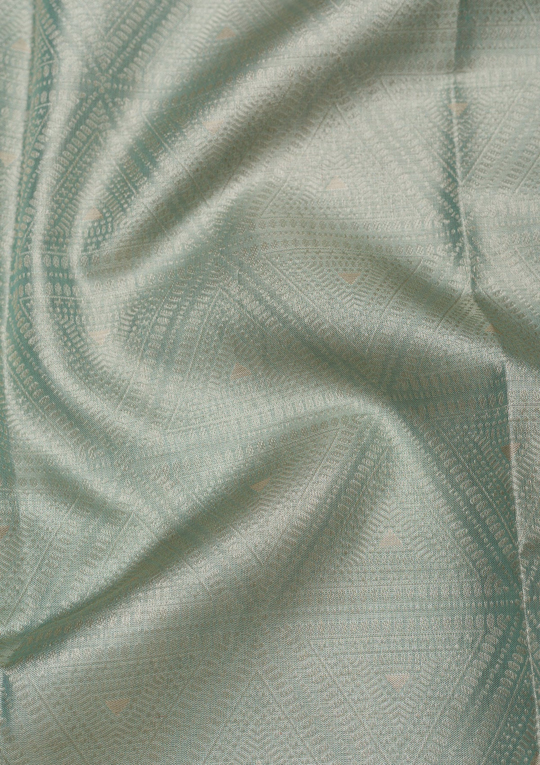 Pista Green Zariwork Pure Silk Saree-Koskii