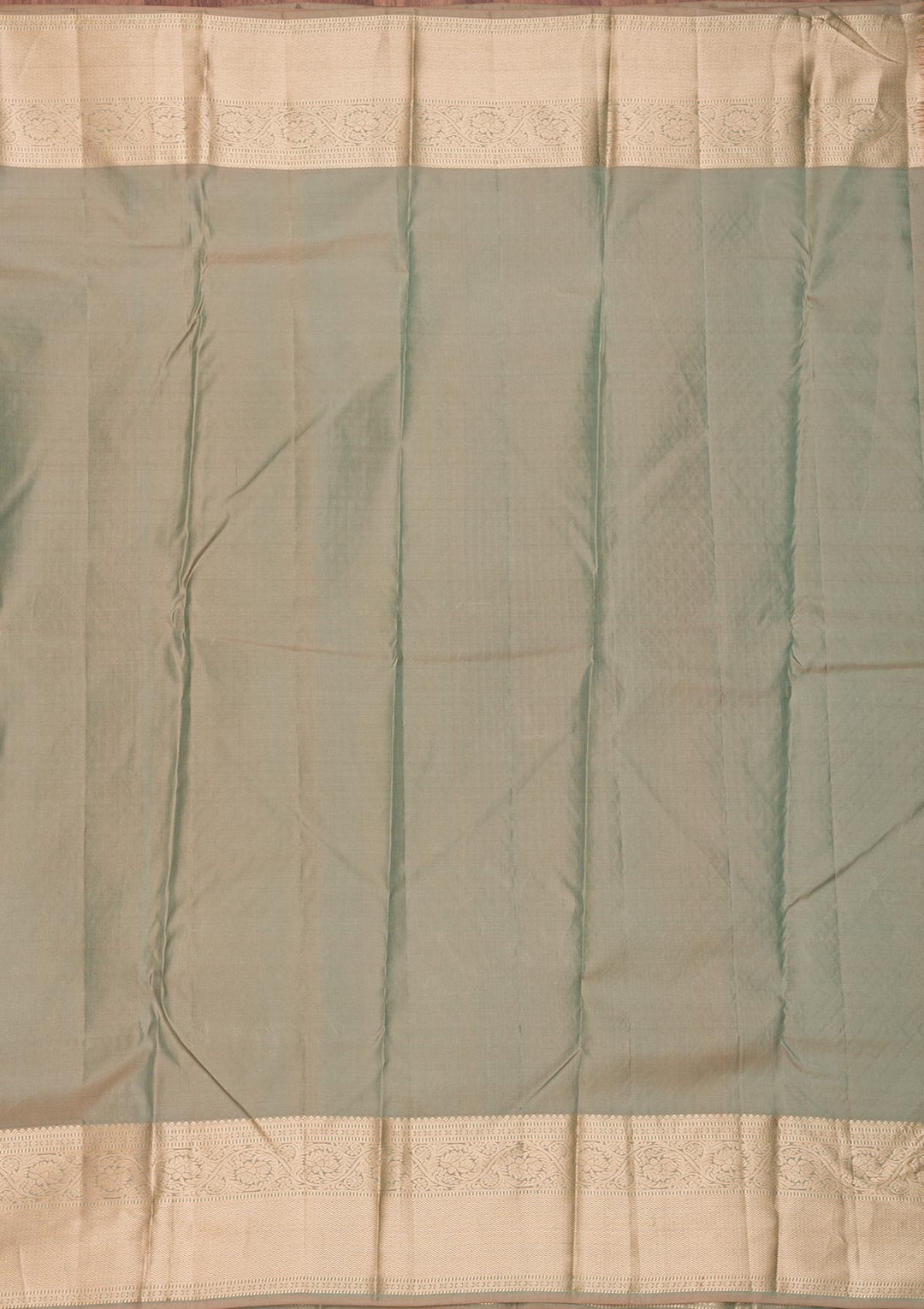 Pista Green Zariwork Pure Silk Saree-Koskii