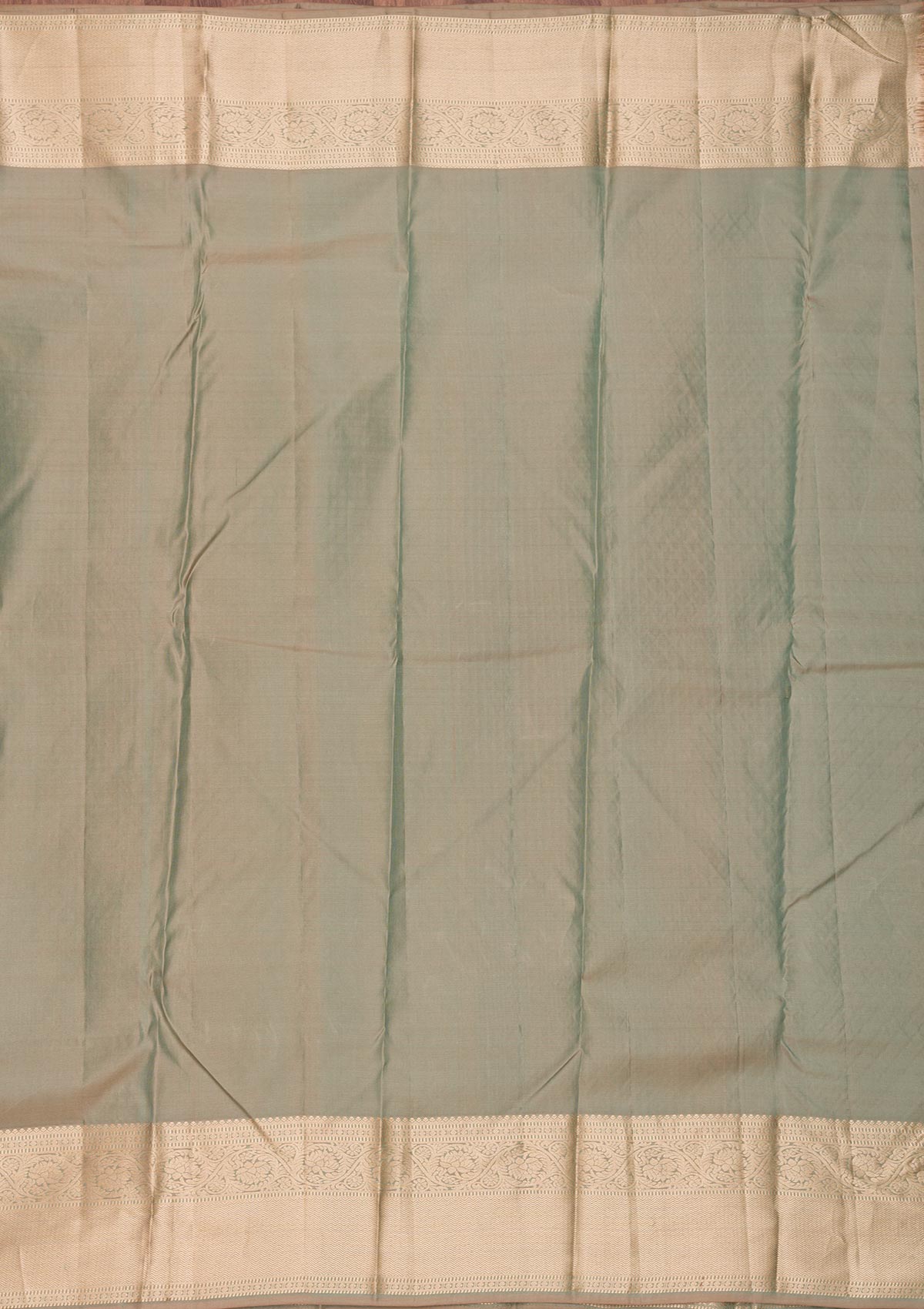 Pista Green Zariwork Pure Silk Saree-Koskii
