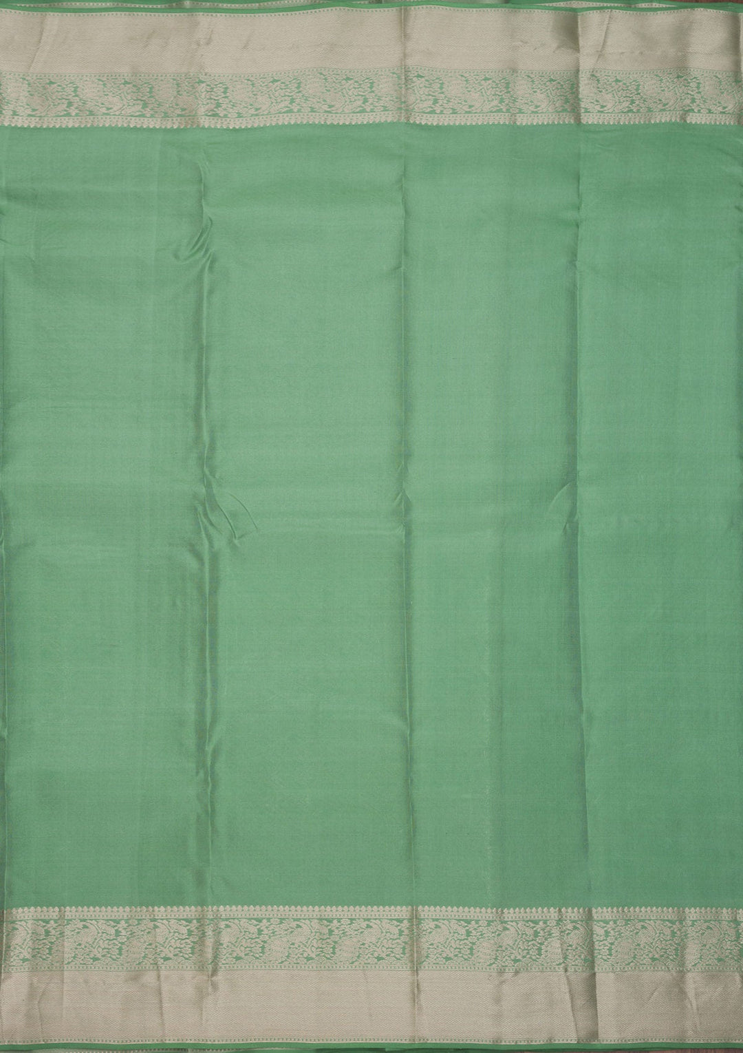 Pista Green Zariwork Pure Silk Saree