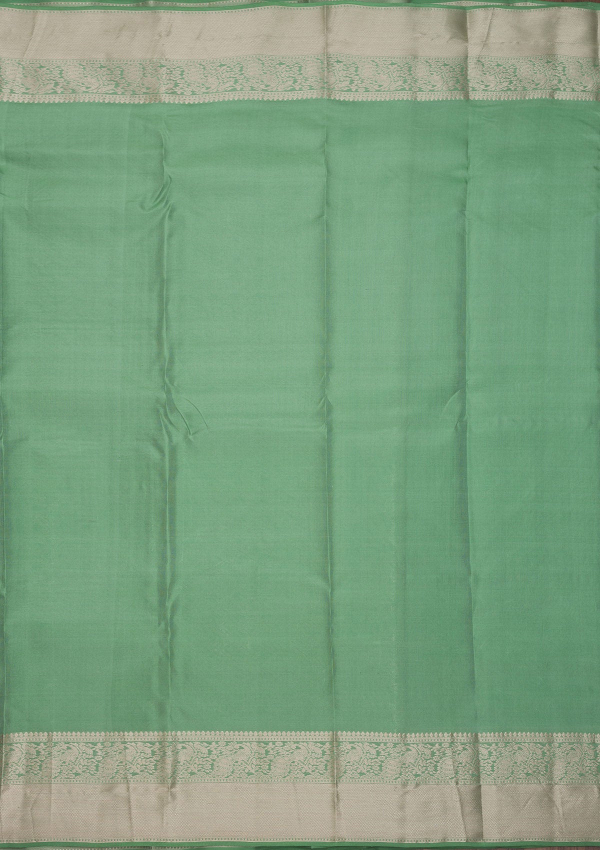 Pista Green Zariwork Pure Silk Saree