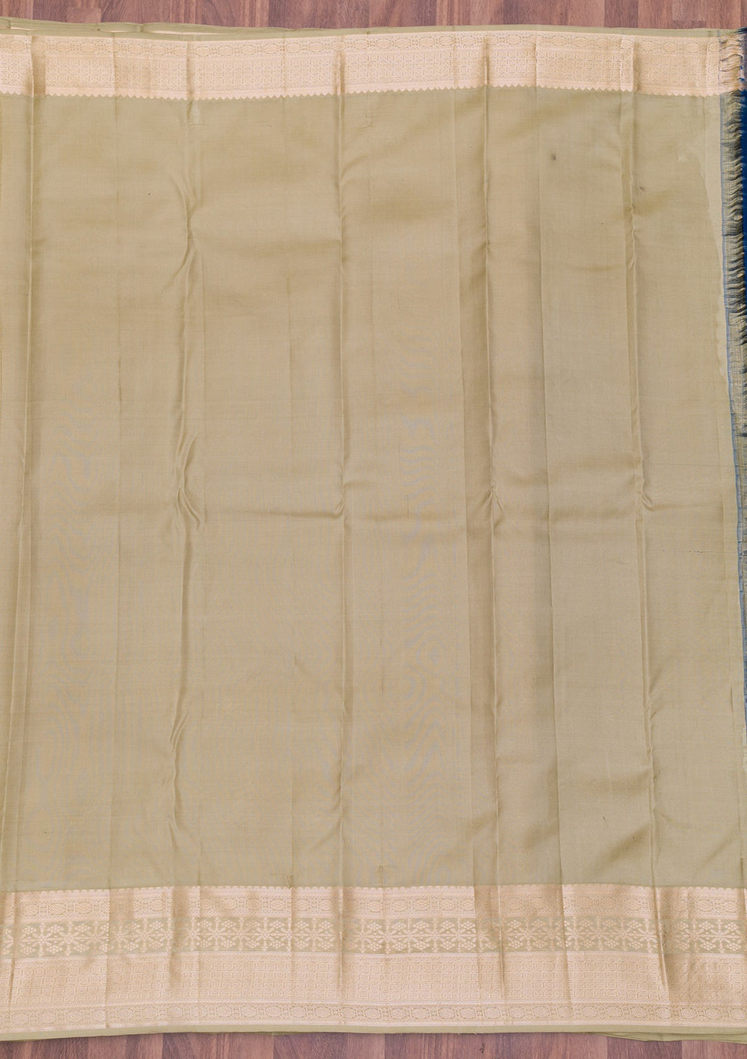 Pista Green Zariwork Pure Silk Saree-Koskii