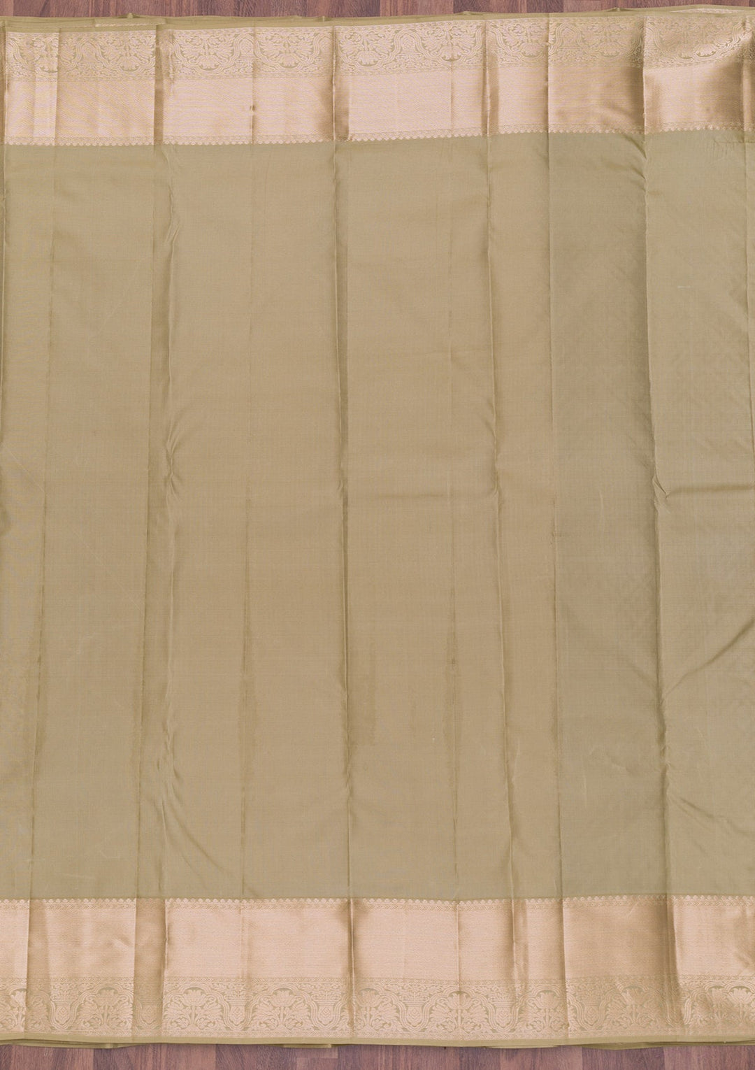 Pista Green Zariwork Pure Silk Saree-Koskii