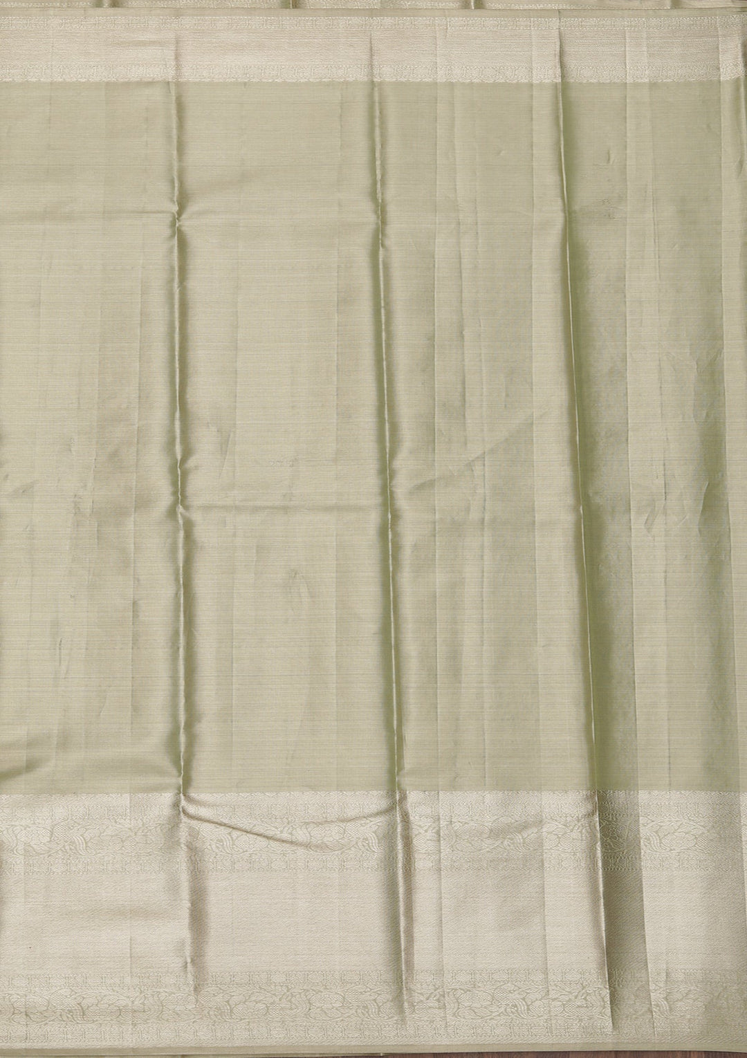 Pista Green Zariwork Pure Silk Saree-Koskii