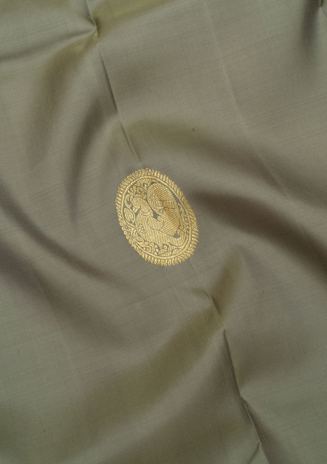 Pista Green Zariwork Pure Silk Saree-Koskii