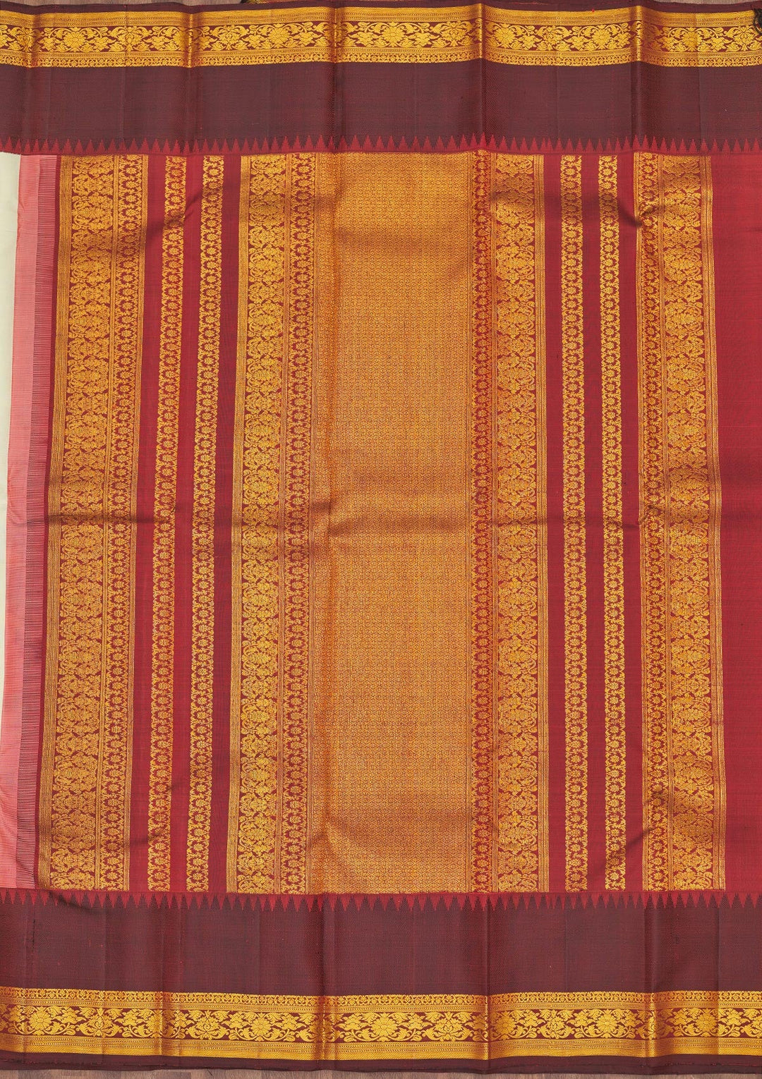 Pista Green Zariwork Pure Silk Saree