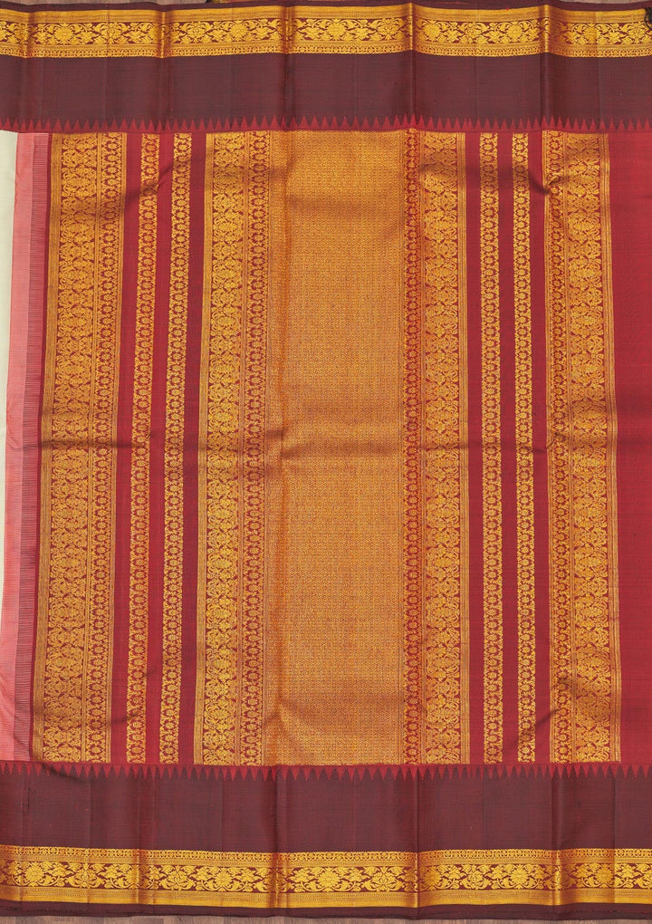 Pista Green Zariwork Pure Silk Saree