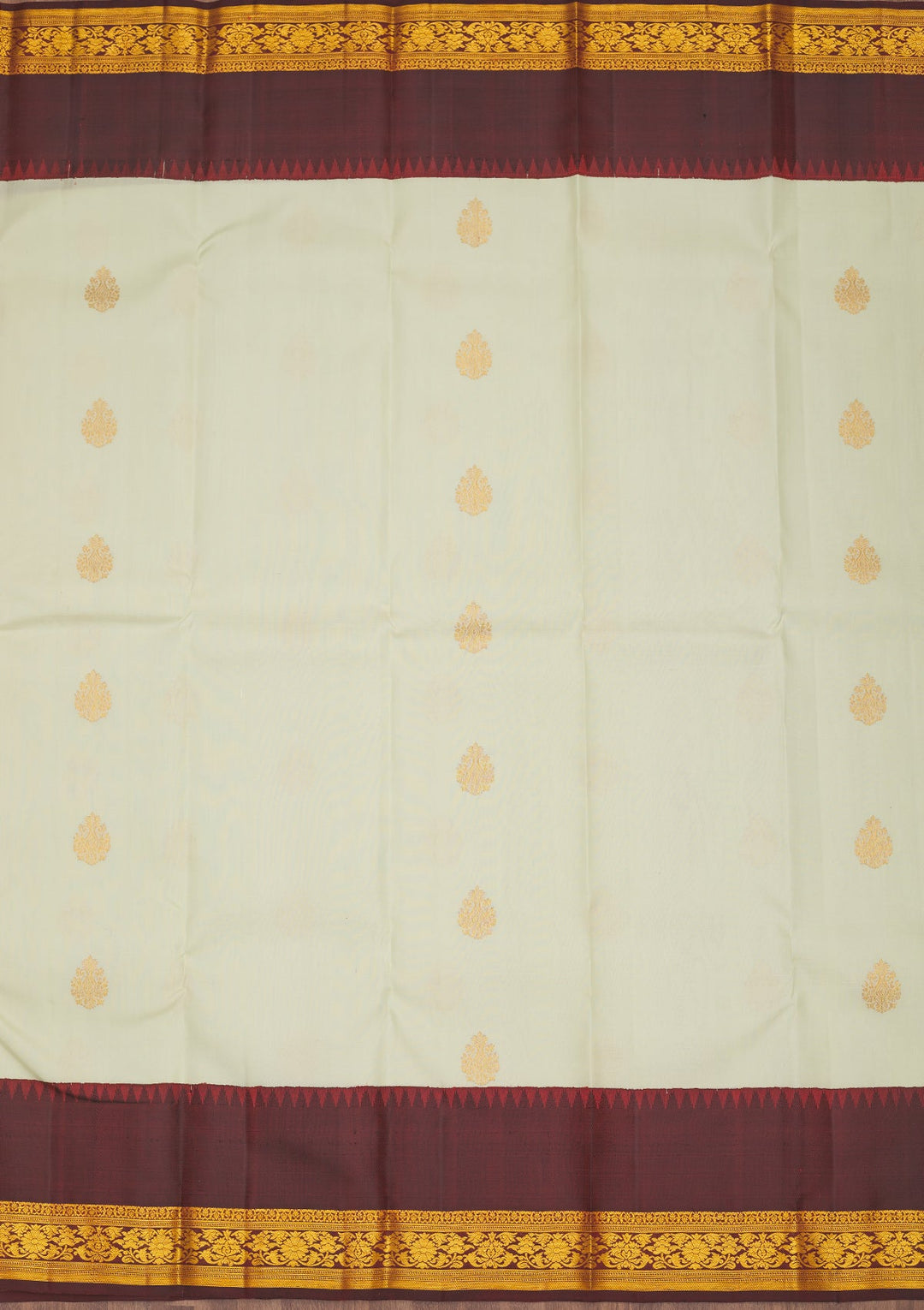 Pista Green Zariwork Pure Silk Saree