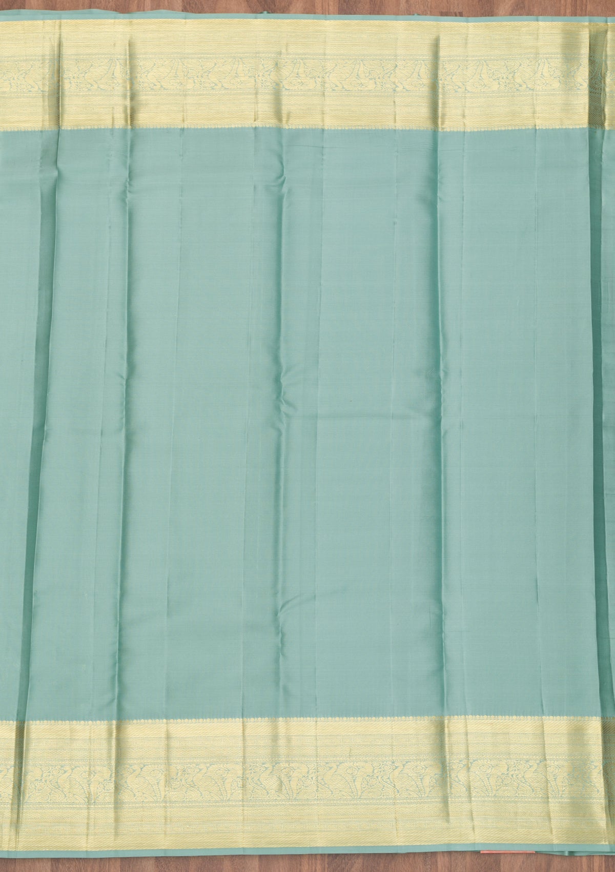 Pista Green Zariwork Pure Silk Saree-Koskii