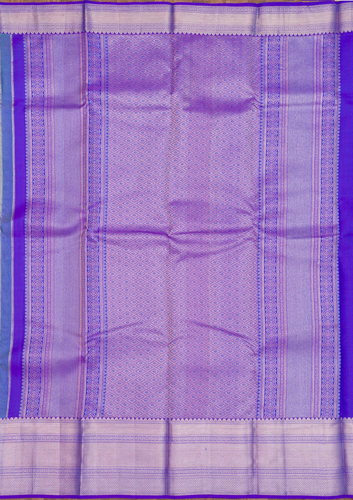 Pista Green Zariwork Pure Silk Saree-Koskii