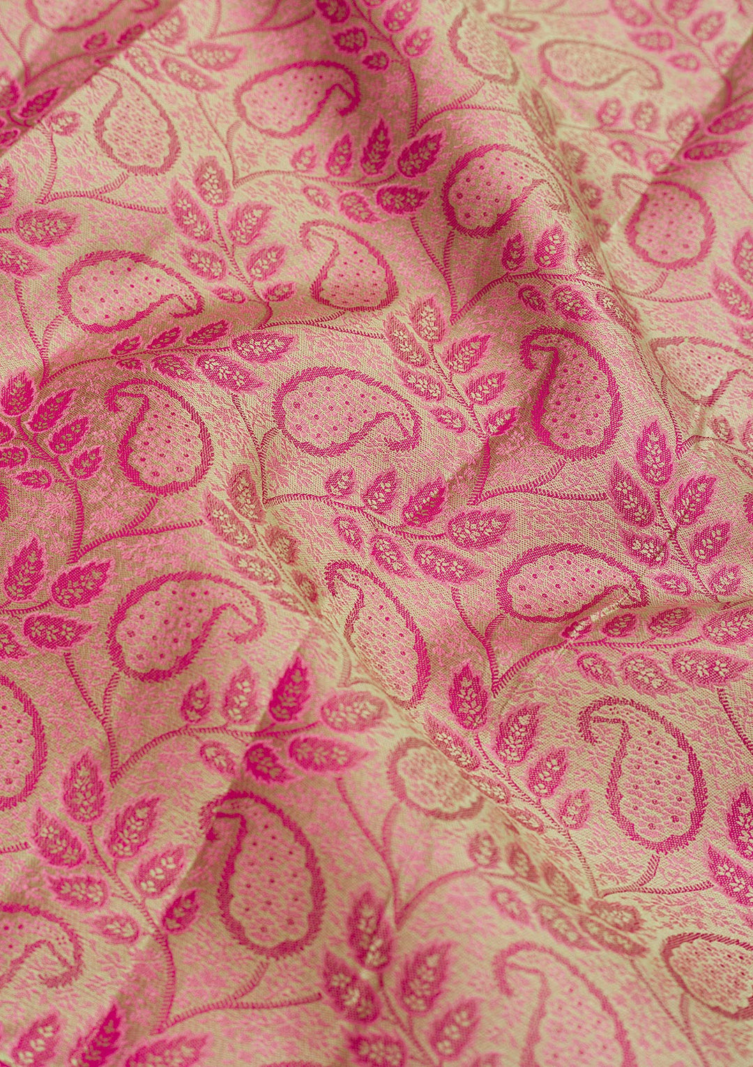 Pista Green Zariwork Pure Silk Saree-Koskii