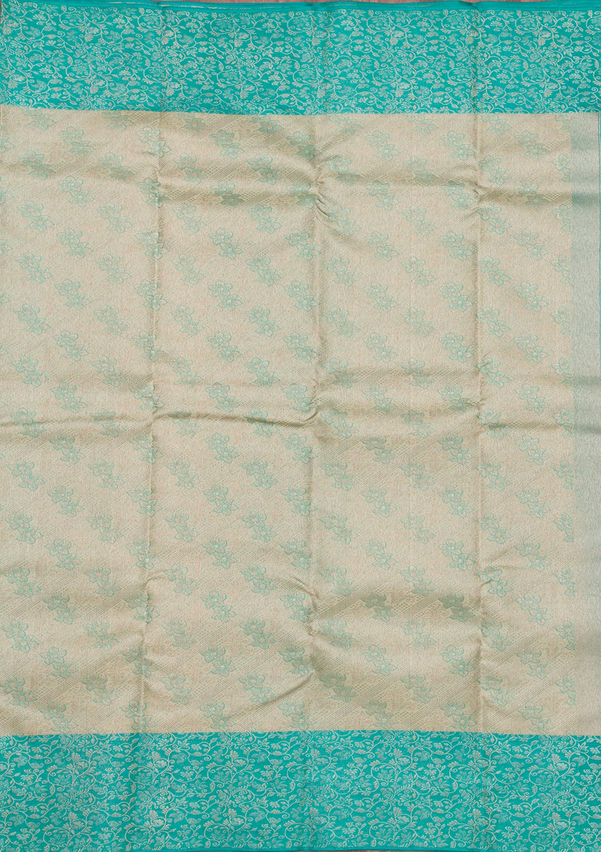 Pista Green Zariwork Pure Silk Saree-Koskii